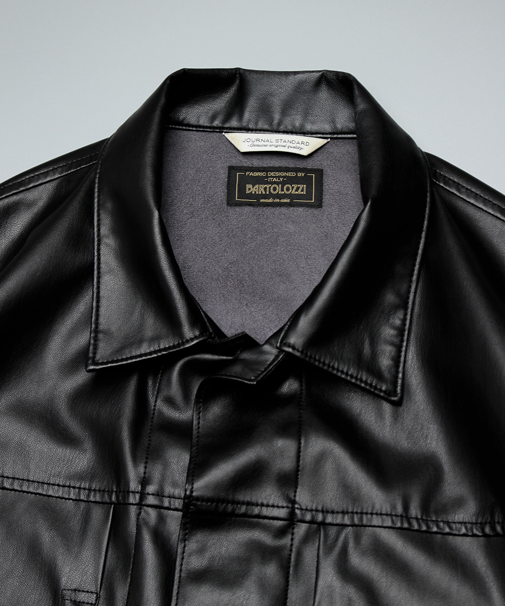 Journal standard “BARTOLOZZI” italy vegan leather jacket