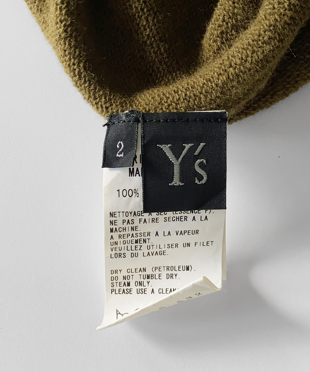 Y&#039;S by YOHJI YAMAMOTO turtleneck wool knit