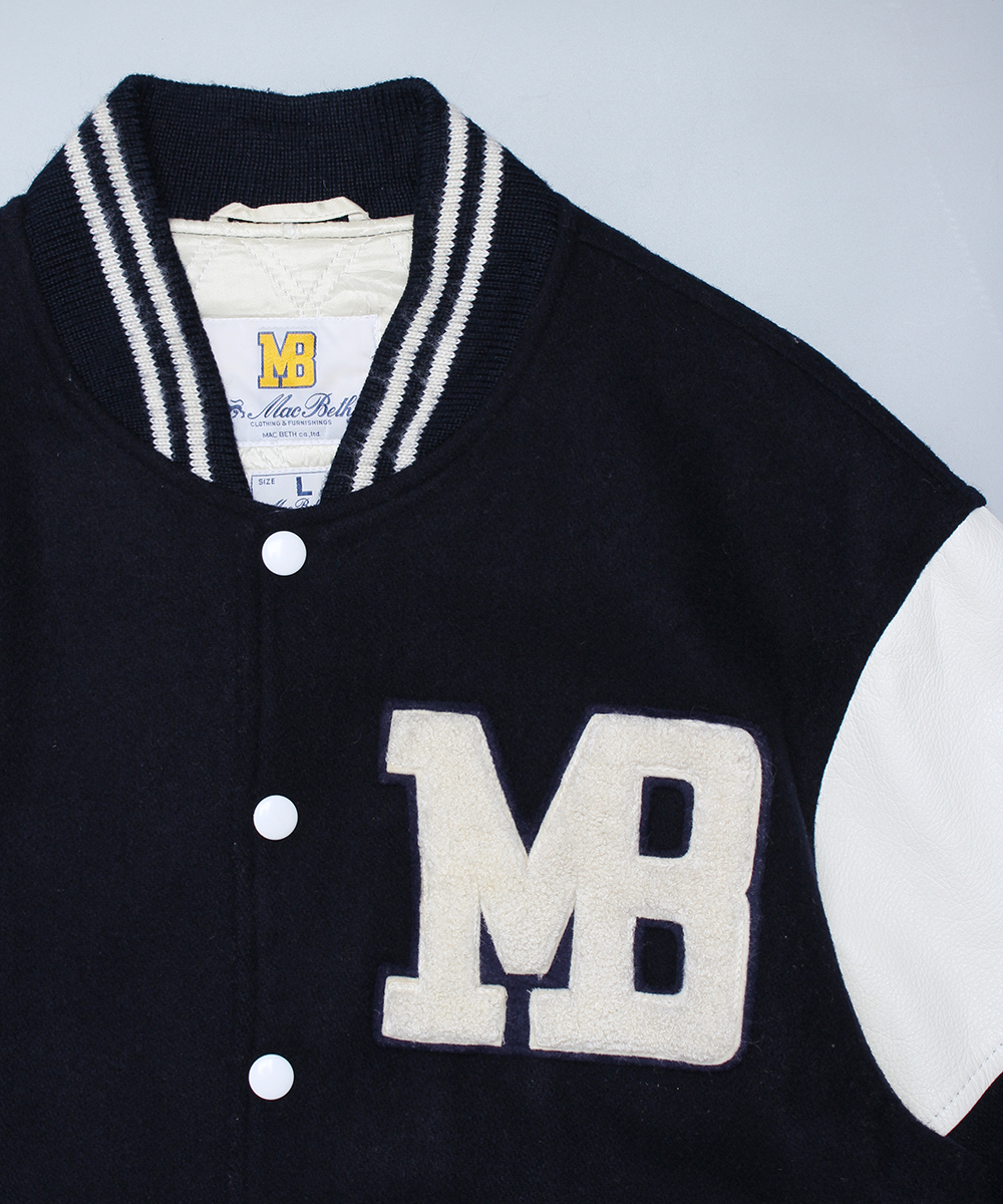90&#039;s MACBETH varsity jacket