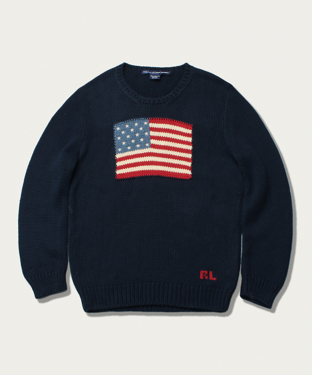 Ralph Lauren Sport american flag cotton knit