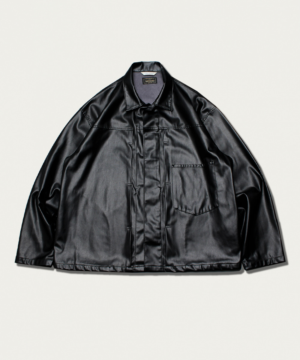Journal standard “BARTOLOZZI” italy vegan leather jacket