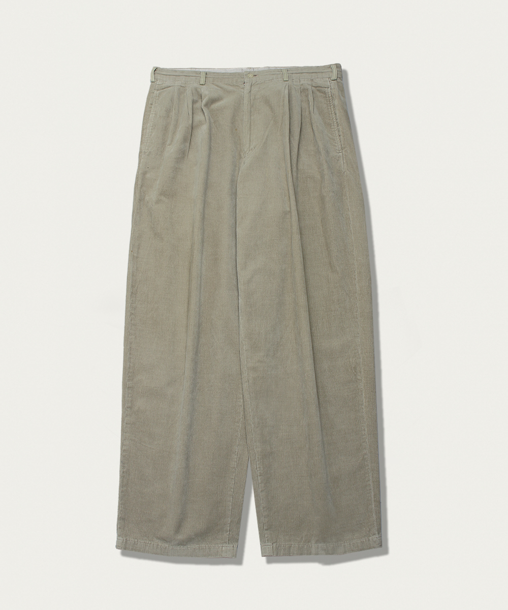 PAPAS 3-tuck cordroy trousers