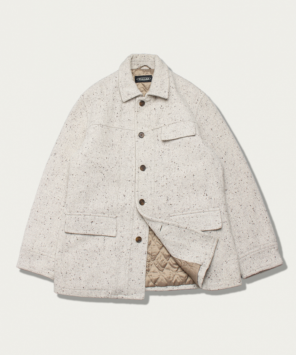 [IXI:Z] donegal tweed wool jacket