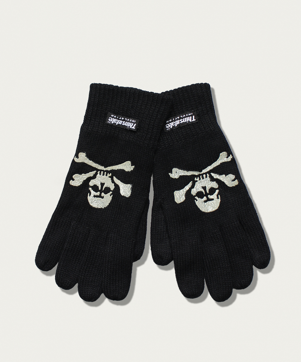 Thinsulate skull gloves