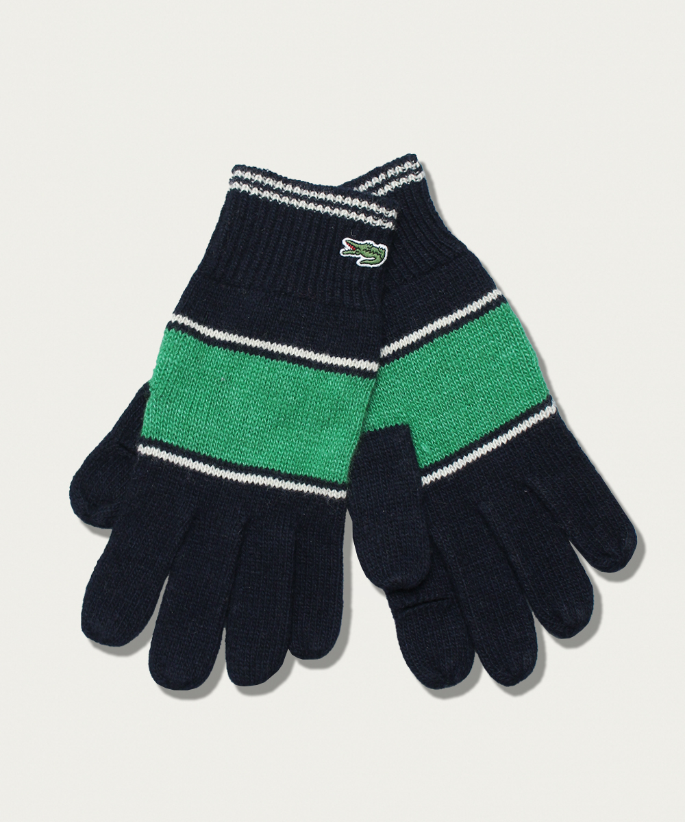 Lacoste wool knit gloves