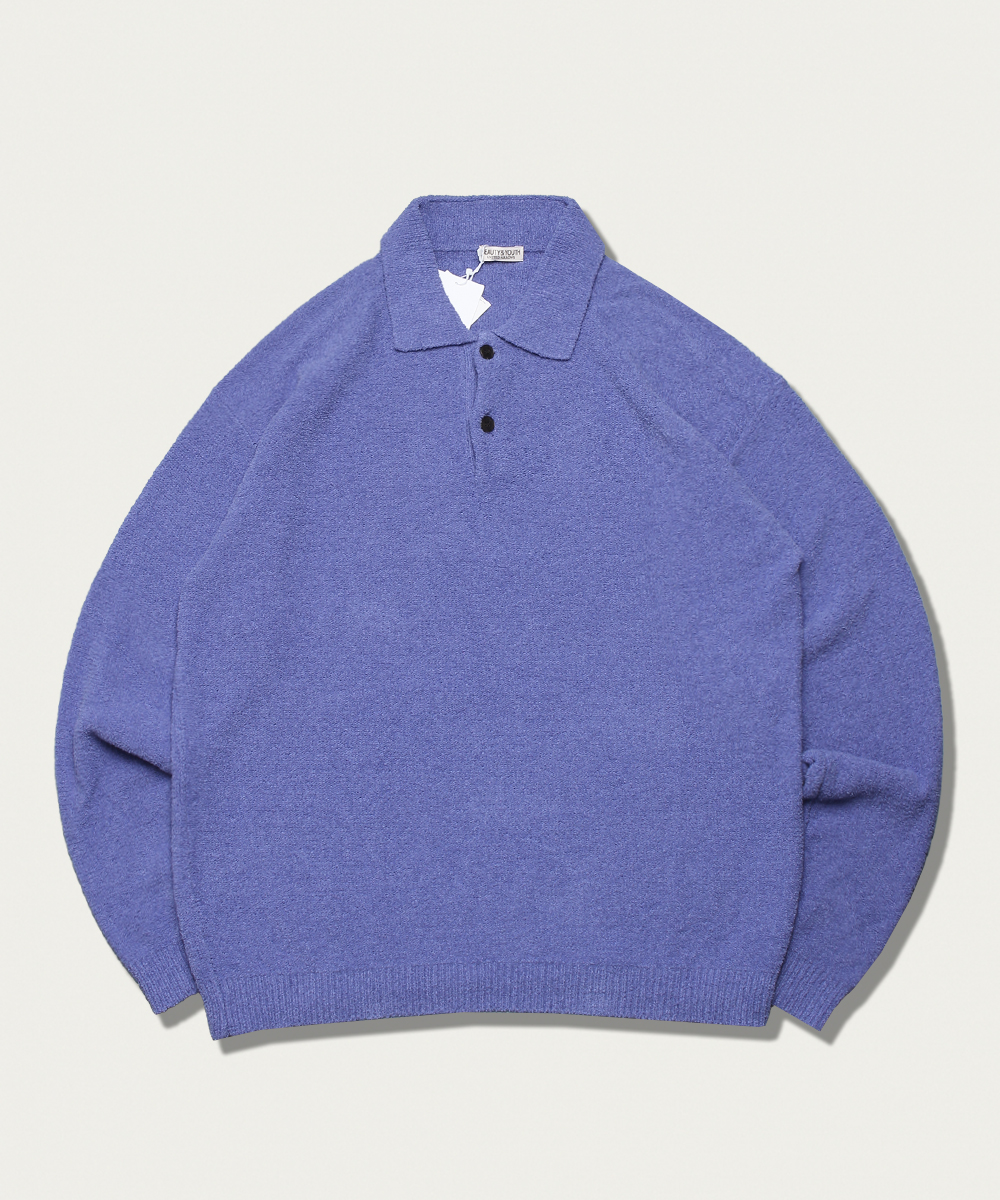 Beauty&amp; youth terrycloth polo knit