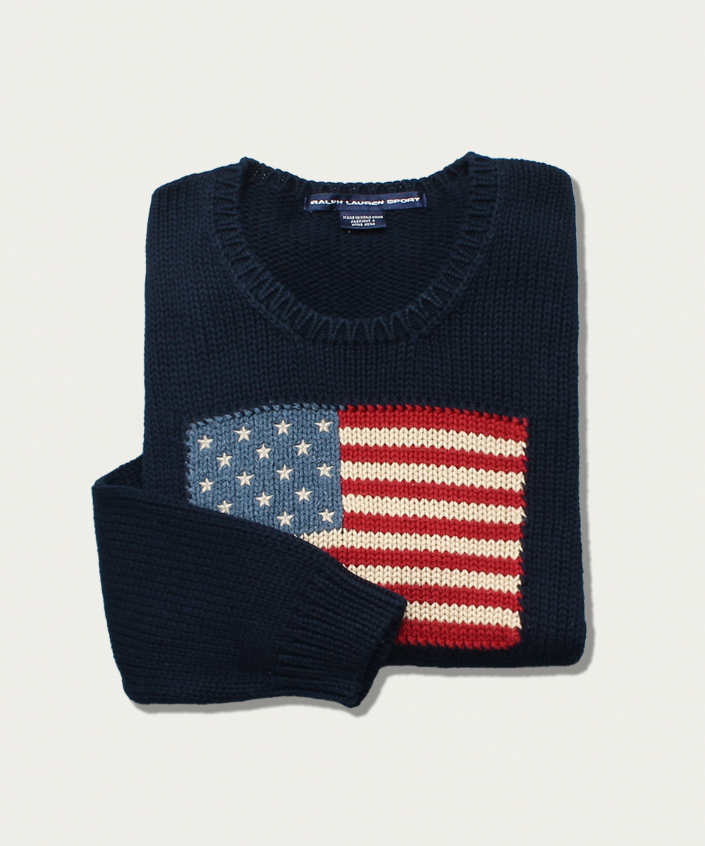 Ralph Lauren Sport american flag cotton knit